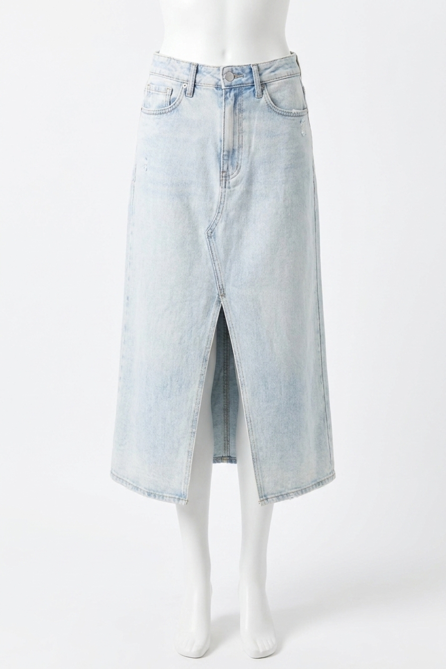 NEW DEAR JOHN DENIM vanessa midi skirt in denim